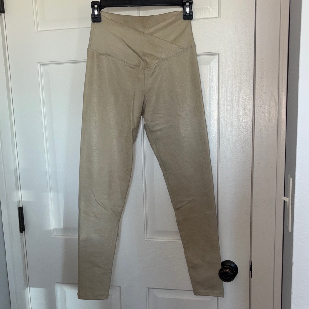 High-Waisted Tan Leggings